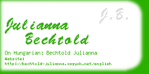 julianna bechtold business card